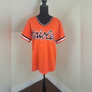 BALTIMORE ORIOLES Baseball Jersey Size L Vintage Pro Knit Label